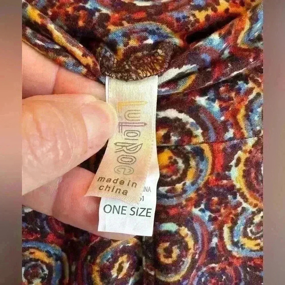 LulaRoe OS Multicolor Leggings - Picture 2 of 4